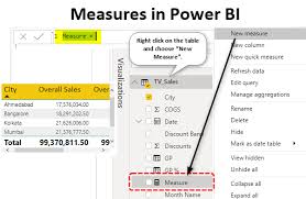 Measures In Power Bi How To Create Use New Measures In
