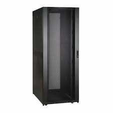 42u black server rack cabinet with