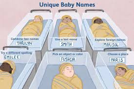 how to create a unique baby name