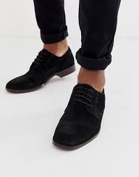 Poshmark makes shopping fun, affordable & easy! Asos Design Derby Shoes In Black Suede With Natural Sole Asos