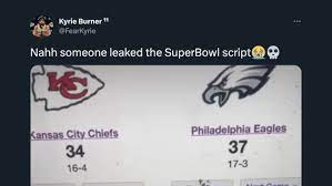 Super Bowl final score: A faked screenshot tweet has resulted in betting on  Eagles beating Chiefs 37-34 - DraftKings Network
