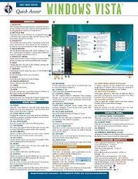 Windows Vista Reas Quick Access Reference Chart Editors