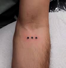 small 3 dots tattoos and big meanings