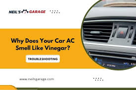why does your car ac smell like vinegar