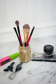glitter makeup brush holder oh my