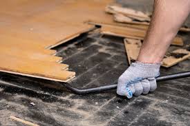 landlord to fix damaged hardwood floors