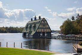 the swallow boathouse is a soaring