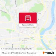 how to get to albany ave vine st in