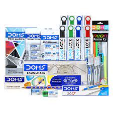 DOMS Stationery Smart Kit | Best for School, College & Office | 60 Assorted  Items | M Pen, Graphite Pencil, Ball Pens, Compass | DOMS Stationery |  Stationery Items for School & Office : Amazon.in: Office Products