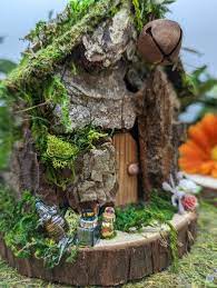Mini Handmade Natural Fairy House For
