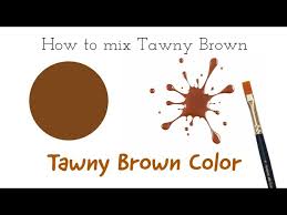 Tawny Brown Color How To Make Tawny