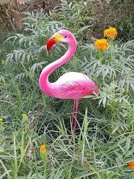Pink Flamingo For Garden Decor