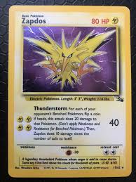 Maybe you would like to learn more about one of these? Zapdos Fossil 15 62 Value 1 25 323 95 Mavin