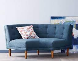 Retro Curved Sofa Small Couch Sofa Design