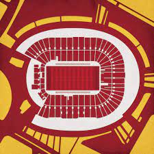 tcf bank stadium map art city prints