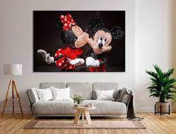 Minnie Mouse Wall Art Mickey Mouse Home