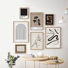 Minimalist Gallery Wall Set Of 7 Modern