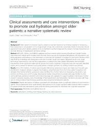 Pdf Clinical Assessments And Care Interventions To Promote