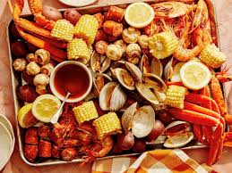 viet cajun seafood boil with lemongr