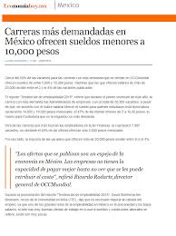 Beneficios de pagos en línea. Economiahoy Mx Carreras Mas Demandadas En Mexico Utel Universidad En Linea