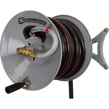 Strongway Wall Mount Hose Reel With 6ft