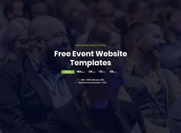 22 Most Promising Free Event Website Templates 2019 Colorlib