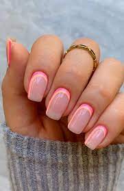 short summer nails 2021 long cuticle cuff