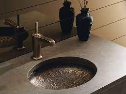 Modern Bronze Bathroom Sink Undermount