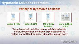 hypotonic solution definition uses