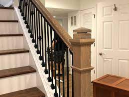 how to alter existing stair railing to