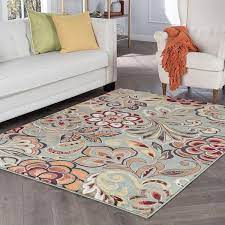 tayse rugs deco abstract seafoam 8 ft