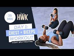 5 day split workout routine for