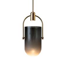 Modern Smoke Grey Glass Pendant Lights Bar Hanging Light White Lamp For Coffee Store Living Room Study Suspension Lighting Buy Pendant Light Product On Alibaba Com