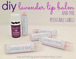 diy lavender lip balm with free