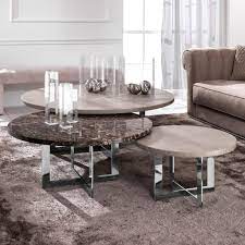 Coffee tables are very practical furniture for your living room. Luxury Nest Of Round Coffee Tables Juliettes Interiors