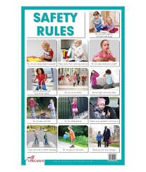 Safety Rules Educational Chart