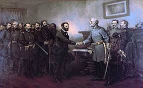 Image result for appomattox court house surrender meeting