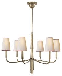 We can easily imagine this bronze geometric fixture on display in a warm industrial style kitchen or dining room. Farlane Small Chandelier Transitional Chandeliers By Lightopia