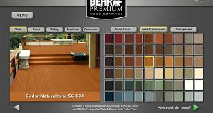 Behr Exterior Wood Care Center Color