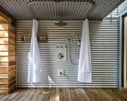 Corrugated Metal Showers