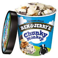 ben jerry s ice cream chunky monkey16 0 oz