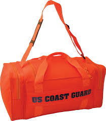 coast guard duffle bag orange