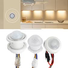 Us 1 7 40 Off Kitchen Hallway Pir Sensor Detector Smart Switch Adjustable Time Delay 110v 220v Pir Infrared Motion Sensor Switch Light Switch In