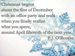Christmas Begins About The First Of December | Quote Picture via Relatably.com