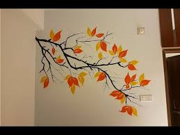 Easy Wall Painting Design Nature