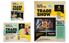 Builders Trade Show Flyer Ad Template Design
