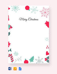 37 Christmas Letter Templates Free Psd Eps Pdf Format Download