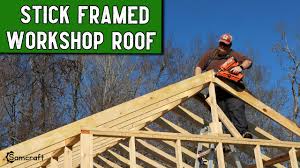 no trusses stick framed roof