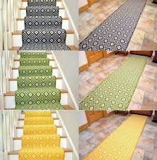 carpet runner geometric design washable