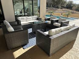 new inbox 10person patio sofa set with